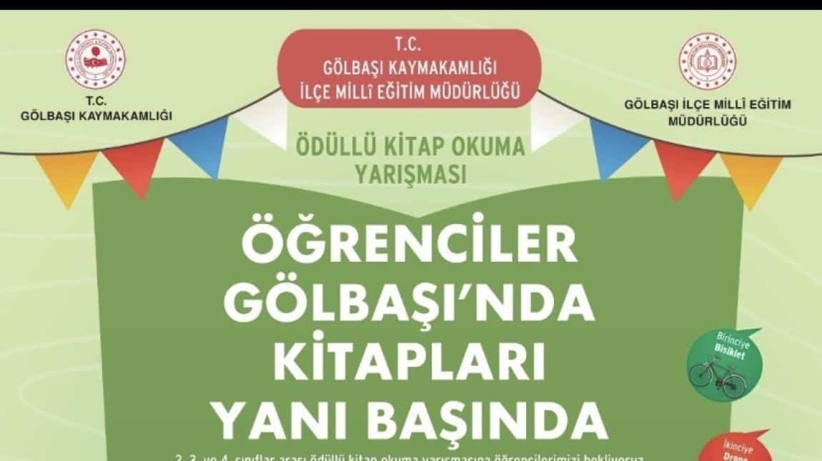 Öğrenciler Gölbaşı’nda Kitapları Yanı Başında